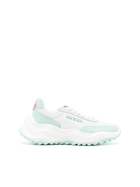 CASABLANCA Atlantis leather sneakers