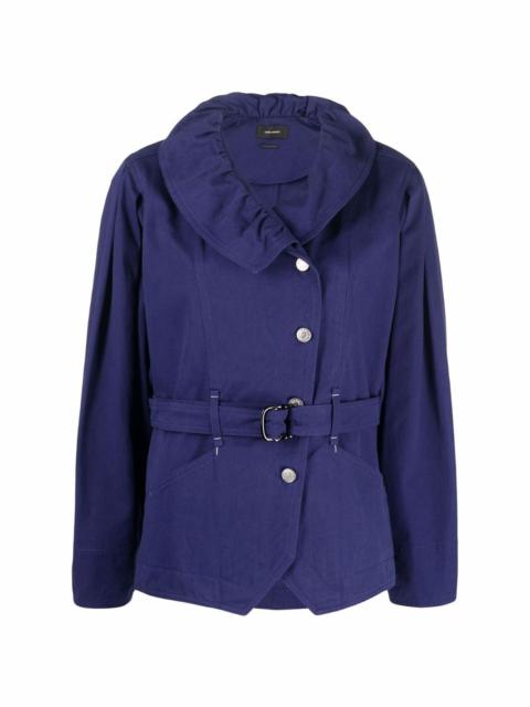 Isabel Marant Dipazo belted button-up coat