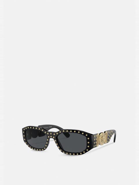 Studded Medusa Biggie Sunglasses