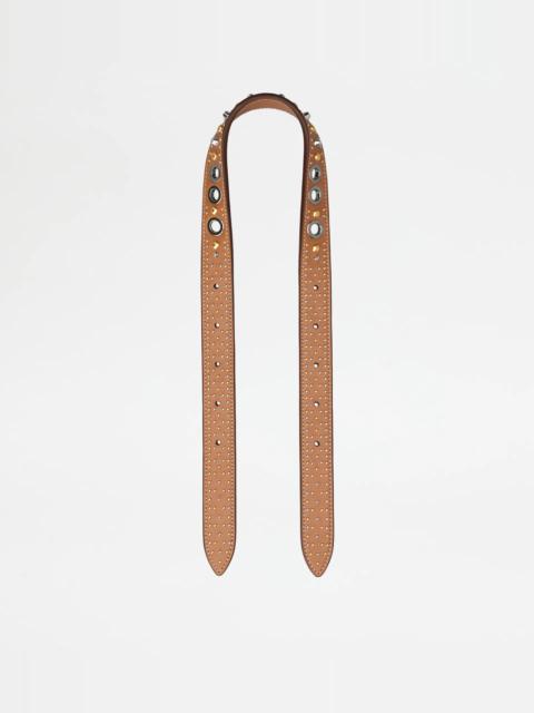 Tod's SHOULDER STRAP IN LEATHER - BROWN