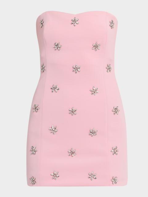 GENERATION LOVE Pixie Strapless Crystal-Embellished Mini Dress