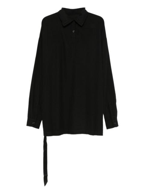 Rick Owens DRKSHDW tie woven top