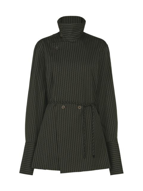 ISSEY MIYAKE MONSIEUR SHIRT(DOBBY STRIPE)