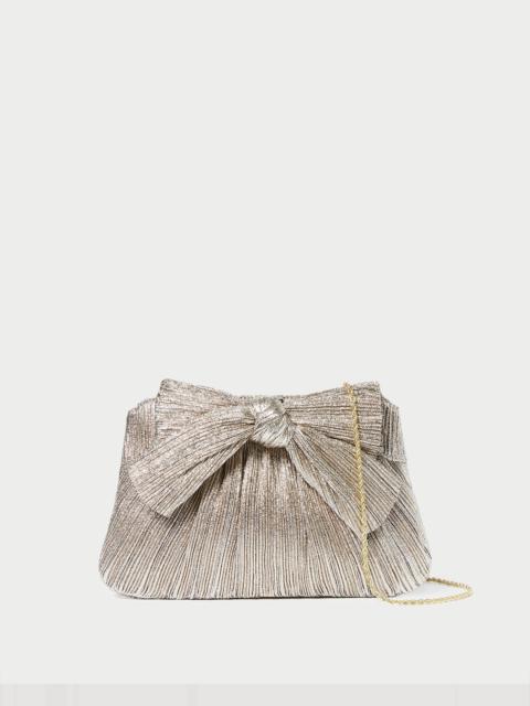 LOEFFLER RANDALL Rayne Champagne Bow Clutch