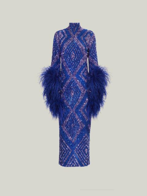 Taller Marmo Del Rio Disco Dress in Royal Blue