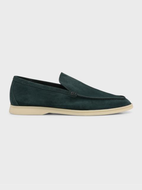 Loro Piana Men's Summer Walk Suede Loafers