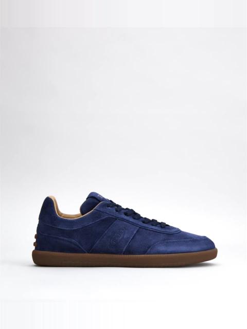 Tod's TOD'S TABS SNEAKERS IN SUEDE - BLUE