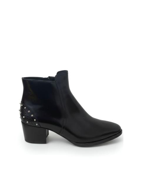 Tod's studded heeled boots
