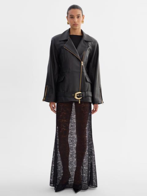 LAMARQUE VENETIA | Belted Leather Jacket