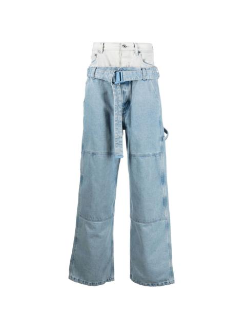Off-White wide-leg jeans