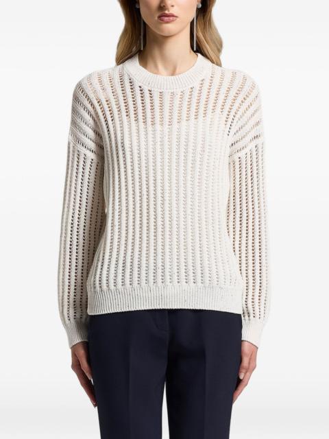 PESERICO sequinned cordonet sweater