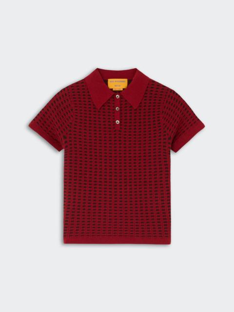 GUEST IN RESIDENCE Shrunken Waffle Polo