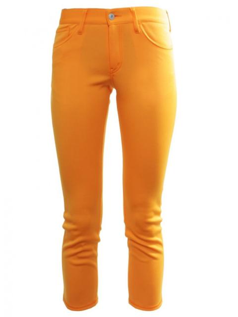 Junya Watanabe Cropped Sports Luxe Trousers in Orange