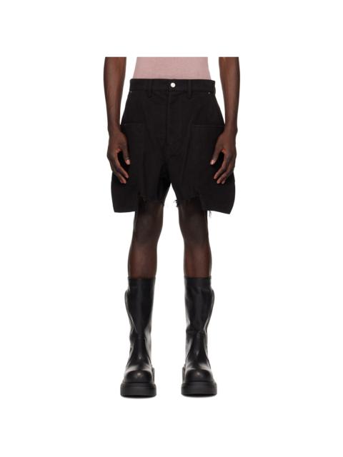 Rick Owens Black Porterville Stefan Shorts