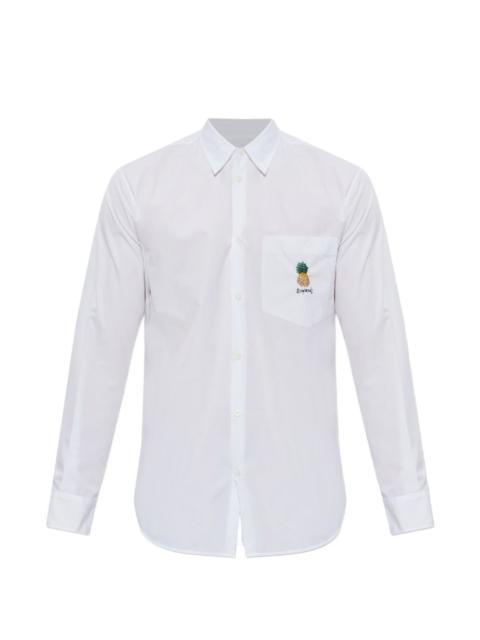 DSQUARED2 pocket pineapple-embroidery shirt