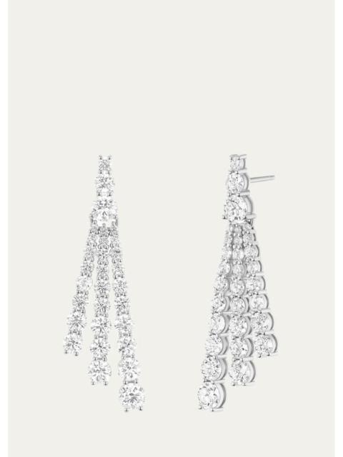MELISSA KAYE 18K White Gold Diamond Sydney Earrings, Small