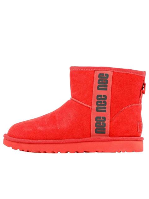 UGG (WMNS) UGG Classic Mini Side Logo Boot 'Samba Red Black' 1122558-SRBCK