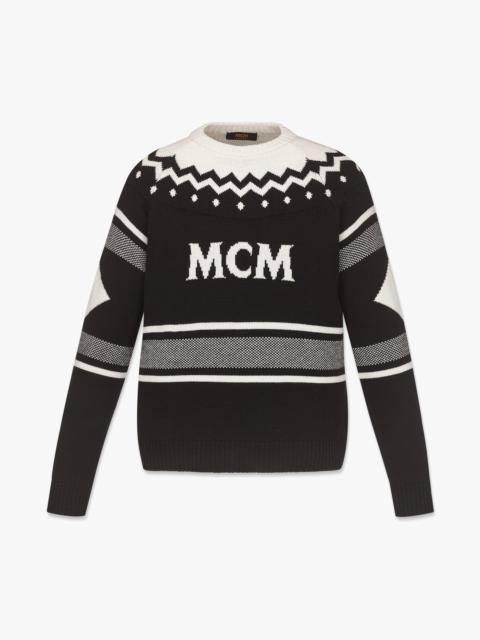 MCM Men’s Logo Sweater in Après Ski Wool
