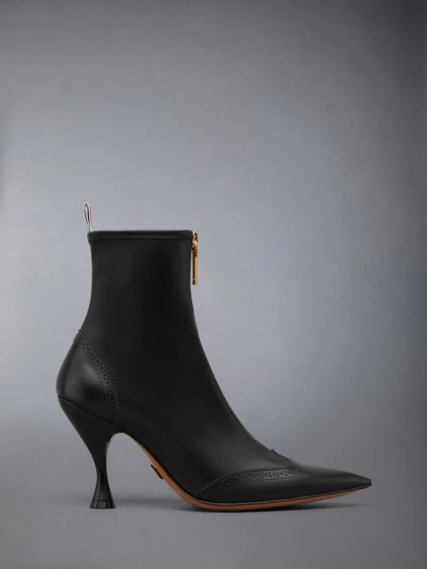 Thom Browne LEATHER WINGTIP BOOTIE 90MM