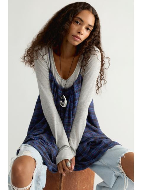 FREE PEOPLE Alisha Plaid Tunic