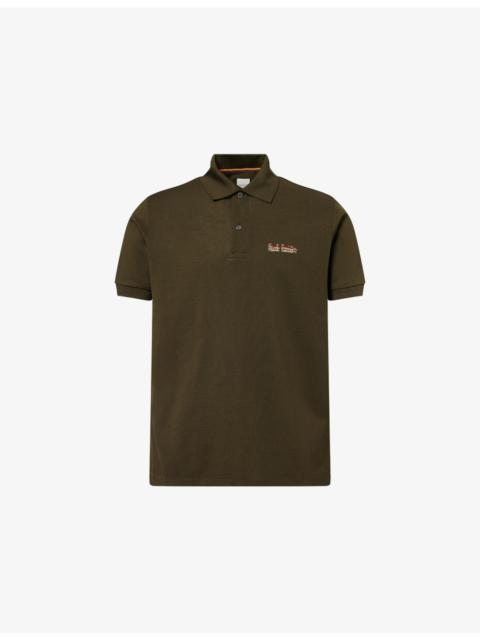 Paul Smith Logo-Embroidered Cotton-Pique Polo Shirt