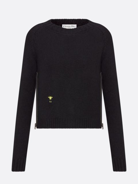 Dior Round-Neck Zipped Sweater