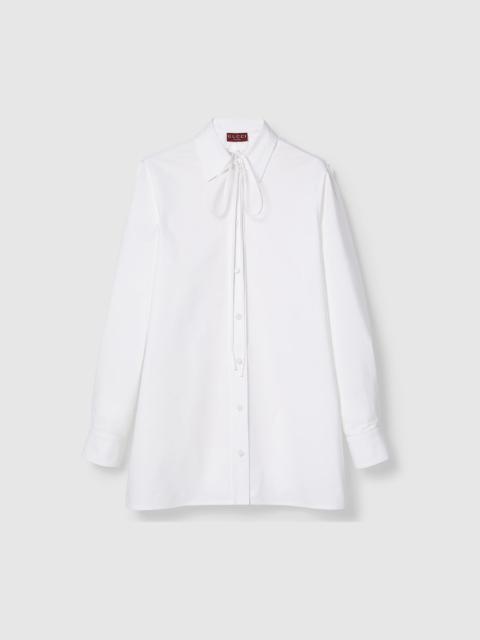 Heavy cotton poplin shirt