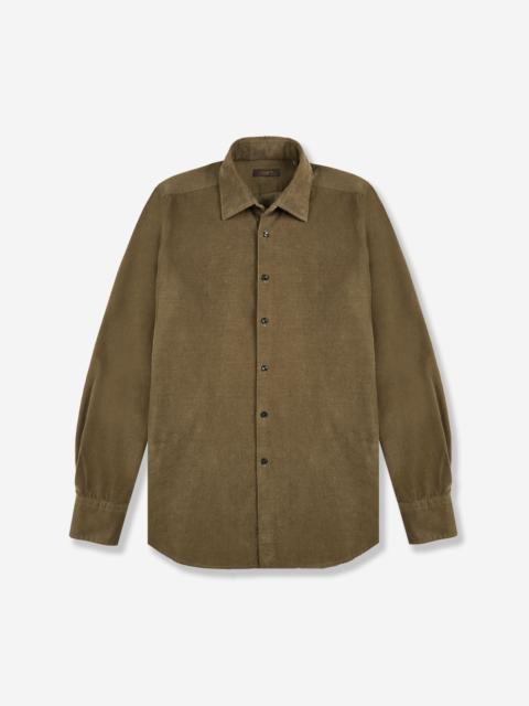 SLOWEAR Regular fit corduroy shirt