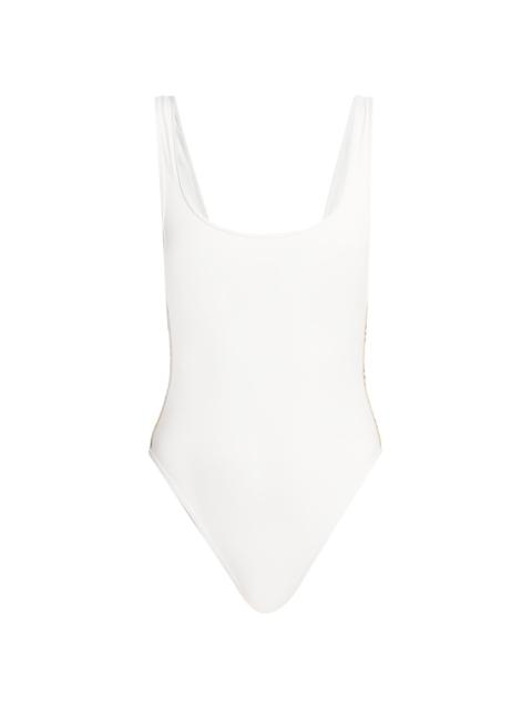 Burberry Women's Sorcha One-Piece Swimsuit - Chalk