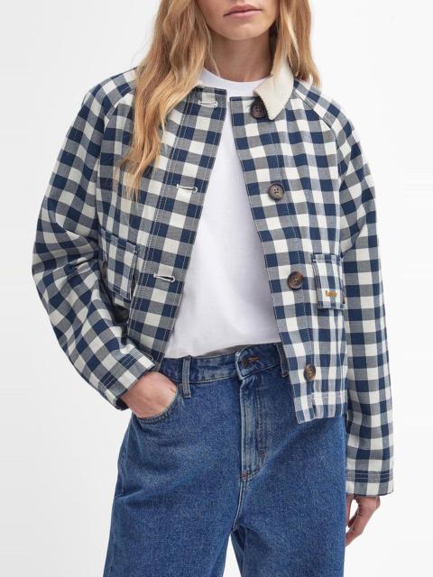 Barbour Barbour Maddison Casual Jacket in Summer Navy/Ecru/Dark Navy at Nordstrom