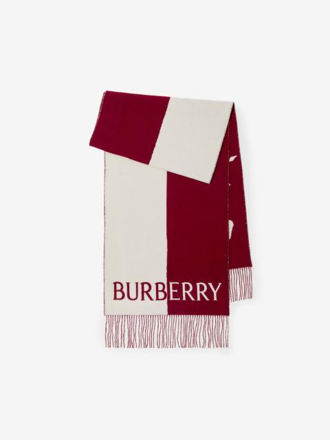 Burberry EKD Wool Cashmere Scarf