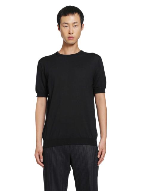 GIORGIO ARMANI Silk Cotton Knit T-shirt
