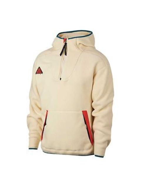 Nike ACG Fleece Half-Zip Jacket Men Beige White AJ1987-258