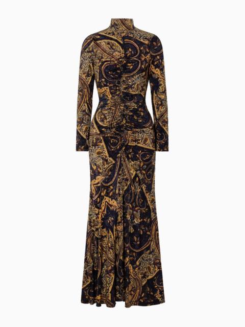 ULLA JOHNSON Ida Long Sleeve Jersey Dress