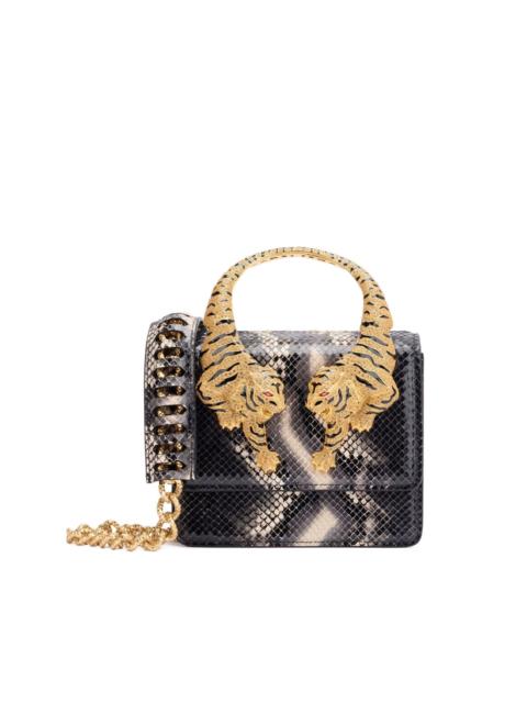 Roberto Cavalli Roar tiger-handle mini bag