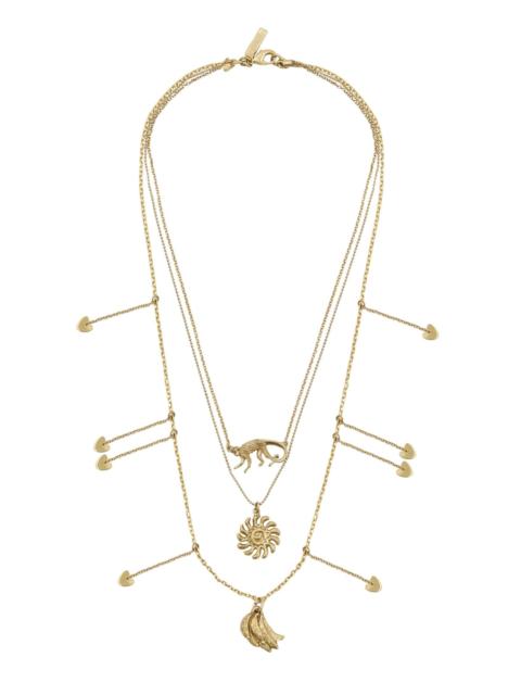 ALÉMAIS Jem Multi Chain Charm Necklace