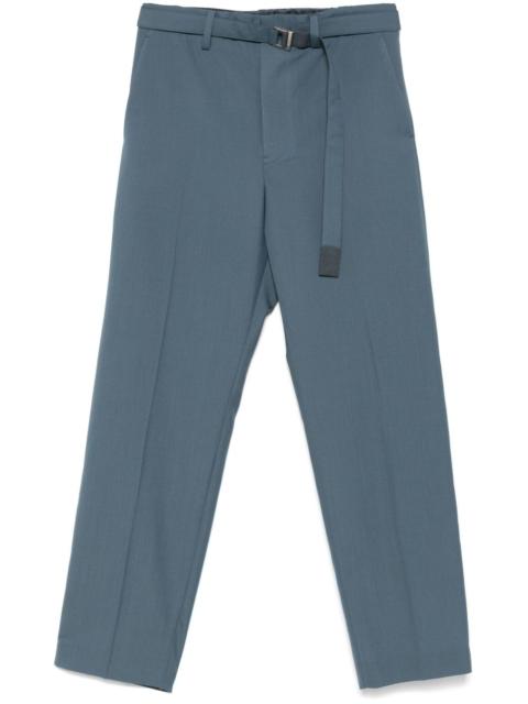 sacai belted trousers