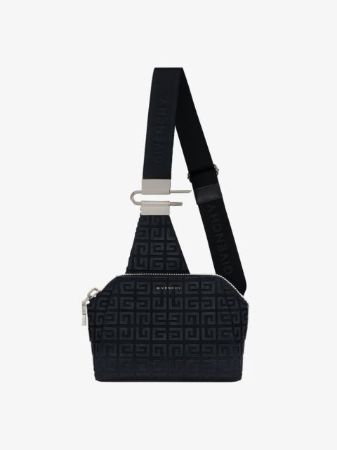 Givenchy SMALL ANTIGONA CROSSBODY BAG IN 4G EMBROIDERED CANVAS
