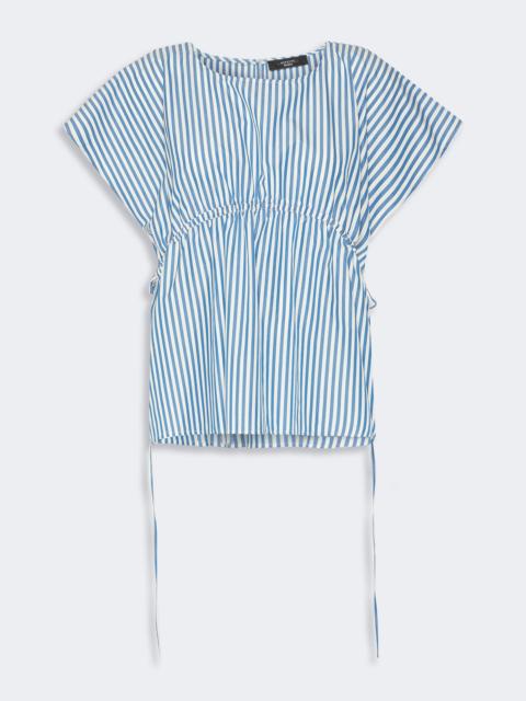 WEEKEND Max Mara PANDA Cotton poplin blouse - CORNFLOWER BLUE
