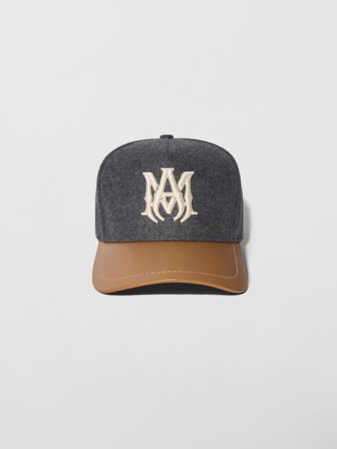 WOOL/LEATHER MA HAT