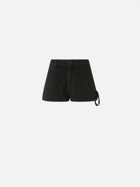 PINKO WORKWEAR SHORTS IN COTTON BULL FABRIC