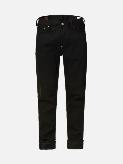 EVISU FISHERMAN GOD OF FORTUNE AND KOI-PATTERN DAICOCK CARROT-FIT JEANS #2017