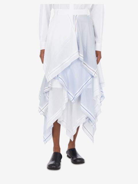 Moschino POPLIN SKIRT HANDKERCHIEF