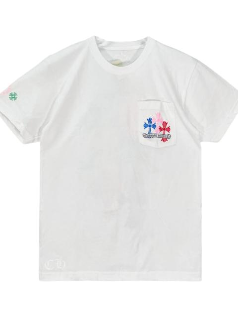 Chrome Hearts Multi Color Cross Cemetery T-shirt "White" CHRM1813