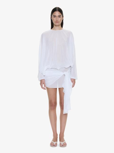 CHRISTOPHER ESBER Porto Tie Long Sleeve Mini Dress