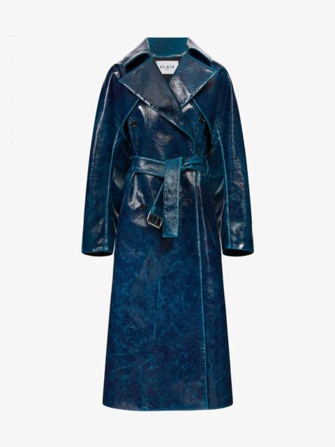 Alaïa MIRROR WOOL TRENCH