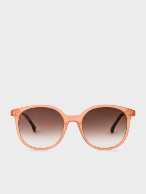 Paul Smith Opal Peach 'Finch' Sunglasses