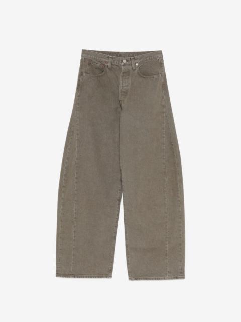 ssstein deformation wide-leg jeans