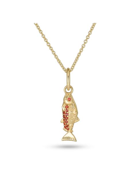 STONE AND STRAND Gold Salmon Brunch Charm