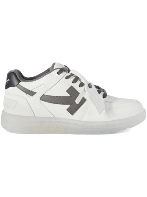 Off-White OFF-WHITE Out Of Office OOO Low Tops White Dark Grey Clear Sole